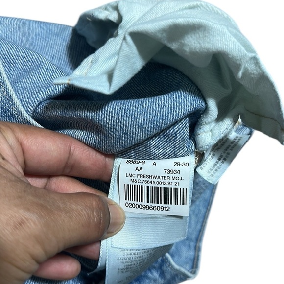 Levis’s Made Crafted The Column Pants Women's Blue Jeans High Rise Size 29/30 - Picture 12 of 14